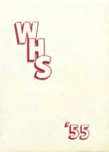 Webster High School 1955 yearbook cover photo