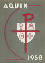 St. Thomas High School 1958 yearbook cover photo