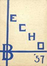 Byron High School 1957 yearbook cover photo