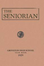 Groveton High School 1929 yearbook cover photo
