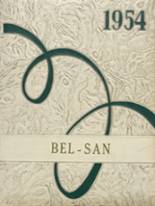 Belmont High School 1954 yearbook cover photo