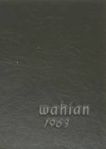 Washburn High School 1963 yearbook cover photo