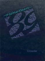 Crowder High School 1989 yearbook cover photo