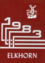 Elkhart High School 1983 yearbook cover photo