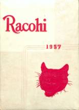 Rabun County High School 1957 yearbook cover photo