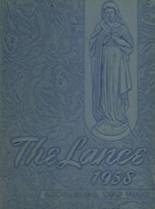 St. Mary's High School 1958 yearbook cover photo
