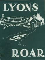 1951 Lyons Village High School Yearbook from Lyons, Ohio cover image