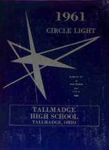 Tallmadge High School 1961 yearbook cover photo