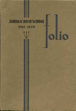 Jordan Junior High School 1929 yearbook cover photo