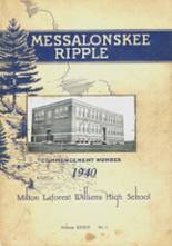 Williams High School 1940 yearbook cover photo