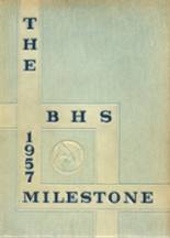 Branford High School 1957 yearbook cover photo