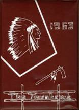 Saranac High School 1963 yearbook cover photo