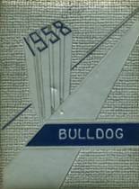 Milford High School 1958 yearbook cover photo