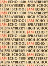 Sprayberry High School 1980 yearbook cover photo