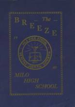 Milo High School 1940 yearbook cover photo
