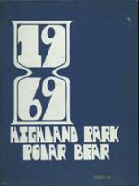 Highland Park High School 1969 yearbook cover photo