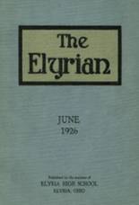 Elyria High School 1926 yearbook cover photo