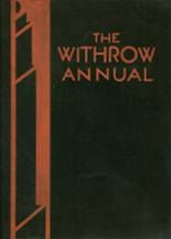 Withrow High School 1931 yearbook cover photo