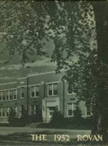 ROWVA High School 1952 yearbook cover photo