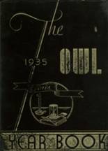 Evening High School of Baltimore 1935 yearbook cover photo
