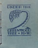 Greenwood High School 1940 yearbook cover photo