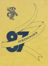 Stringtown High School 1987 yearbook cover photo