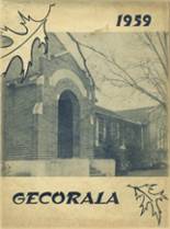 Hartford High School 1959 yearbook cover photo