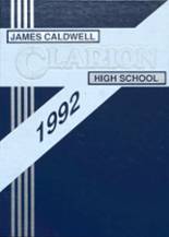 James Caldwell High School 1992 yearbook cover photo