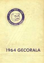Geneva County High School 1964 yearbook cover photo