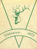 1955 Elkton High School Yearbook from Elkton, Michigan cover image