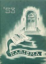 Northwest Bible College 1953 yearbook cover photo
