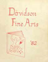 Davidson Fine Arts High School 1982 yearbook cover photo