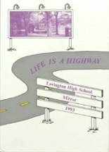 Lovington High School 1993 yearbook cover photo