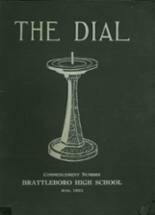 Brattleboro Union High School 1923 yearbook cover photo