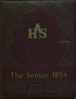 Lynch High School 1954 yearbook cover photo
