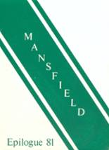 Mansfield High School 1981 yearbook cover photo
