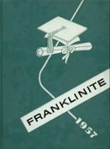 Franklin High School 1957 yearbook cover photo