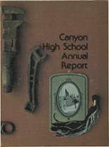 Canyon High School 1975 yearbook cover photo