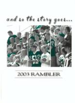 Brown County High School 2003 yearbook cover photo