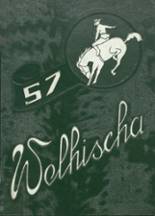 Wellsburg High School 1957 yearbook cover photo