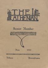 Athens Area High School 1920 yearbook cover photo