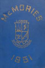 Lisbon High School 1951 yearbook cover photo