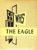 Wray High School 1959 yearbook cover photo