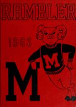 Montrose High School 1963 yearbook cover photo