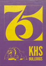 Kanawha Community High School 1975 yearbook cover photo