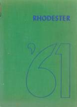 Rhodes School 1961 yearbook cover photo