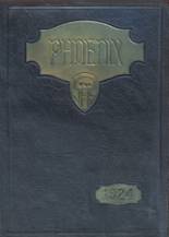 Janesville High School 1924 yearbook cover photo