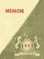 Berne-Knox-Westerlo High School 1957 yearbook cover photo