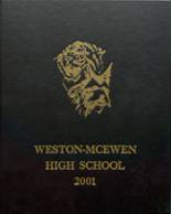 Weston-McEwen High School 2001 yearbook cover photo