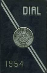 The Hill School 1954 yearbook cover photo